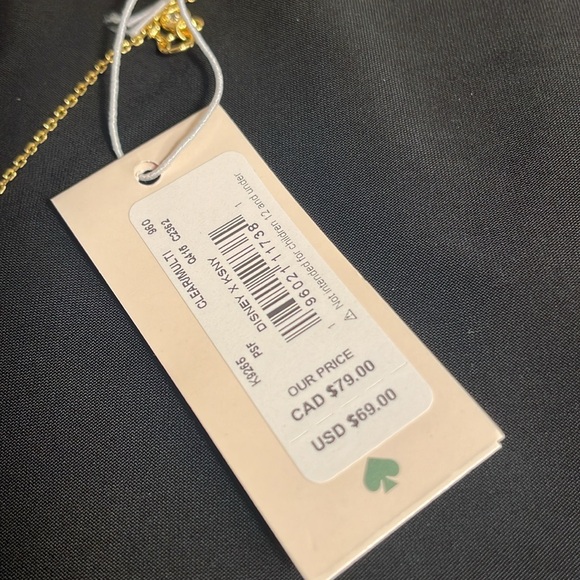 Kate Spade Minnie Mouse necklace NWT - Picture 4 of 6